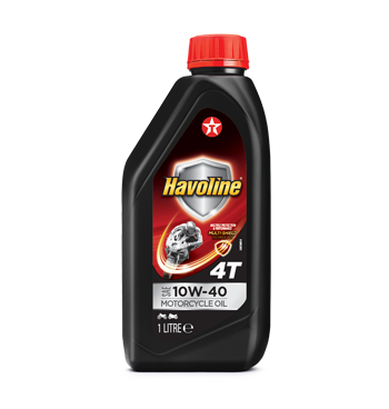 Tx Havoline 4T Motorcycle Oil Sae 10W-40 12X1 Lt